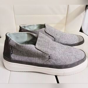Hey Dude Peyton Chambray Grey Women's Size 10 Casual Shoes
